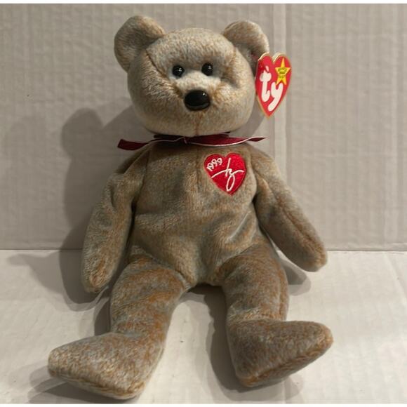 TY Beanie Baby 1999 Signature Bear - Picture 1 of 6